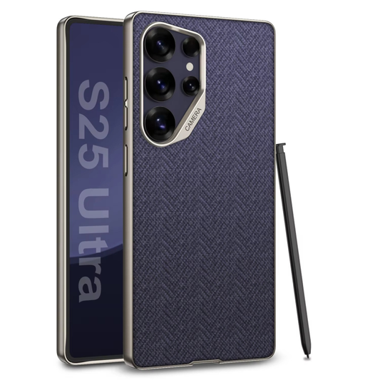 Premium Alcantara PU Leather Case for Galaxy S25 Ultra