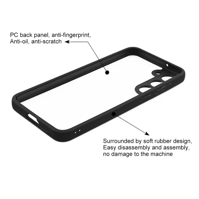 Armor Shockproof Clear Back Case for Galaxy S23
