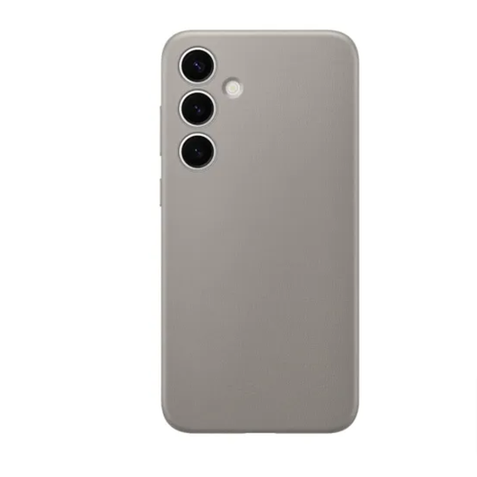 Genuine Leather Case With Camera Protection Metal Ring for Galaxy S24