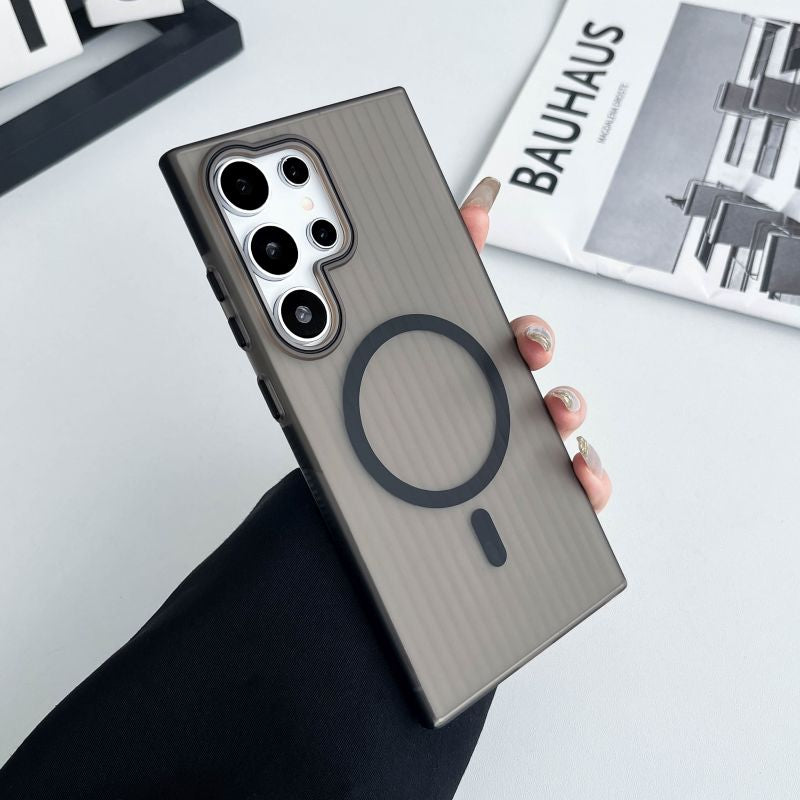 Corrugated Pattern With Magsafe Case for Galaxy S23 Ultra