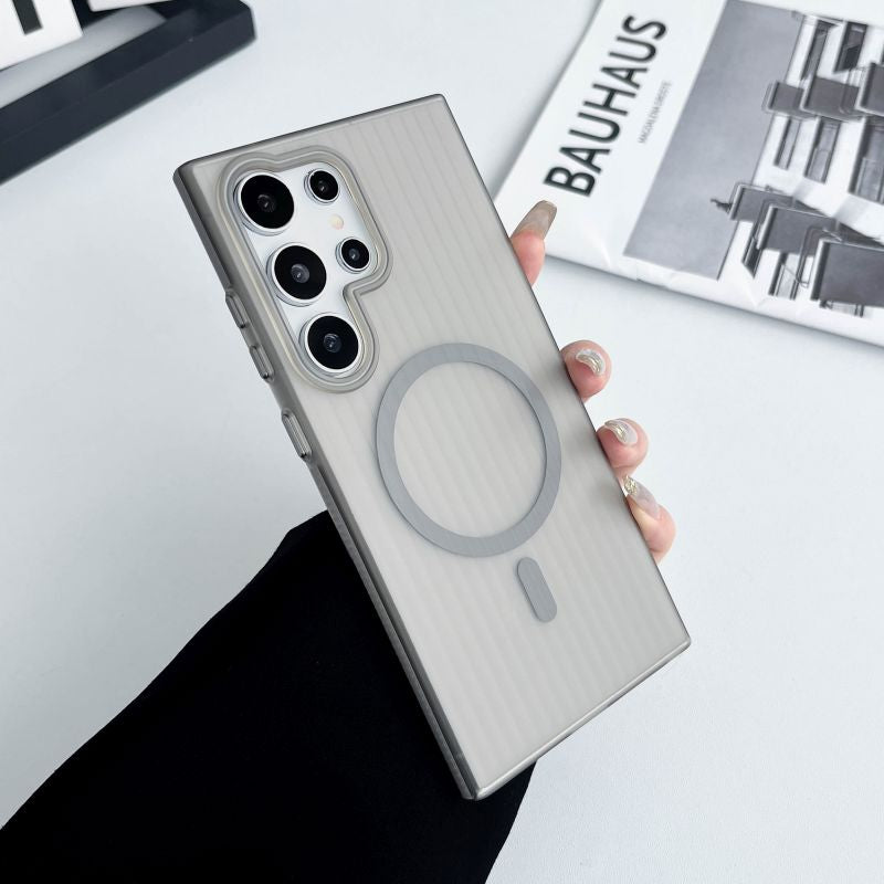 Corrugated Pattern With Magsafe Case for Galaxy S23 Ultra