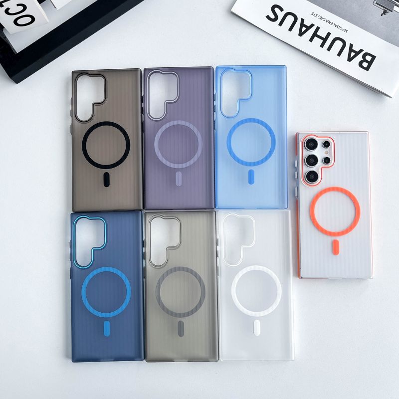 Corrugated Pattern With Magsafe Case for Galaxy S23 Ultra