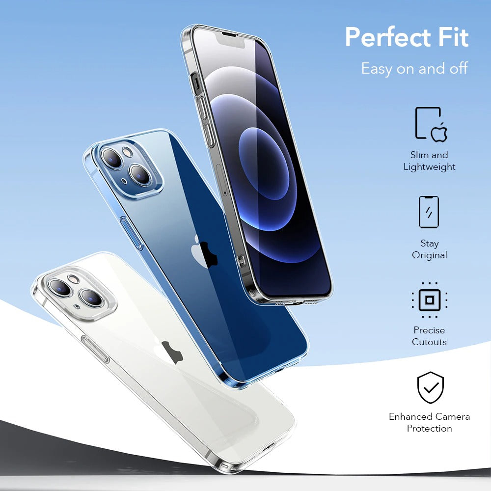 Crystal Clear Hard Case for iPhone 13