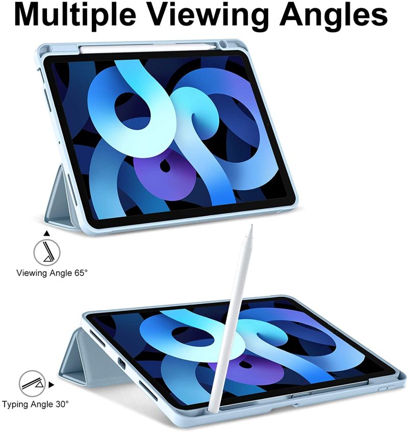 Trifold Smart Flip Cover for iPad 10.9 Inch 10th Gen. (2022) With Pencil Slot