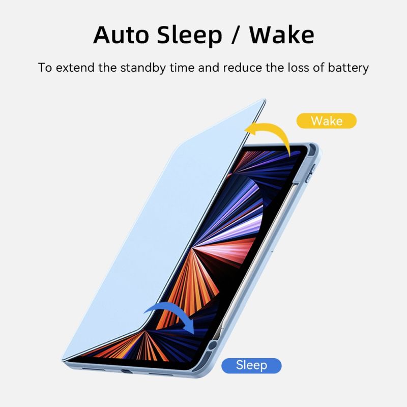 360° Rotating iPad Hard Shell Clear Back Cover with Stand for iPad 10.9 Inch 10th Gen. (2022)