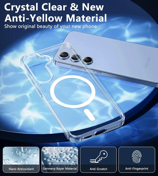 Magnetic Magsafe Transparent Case for Galaxy S24