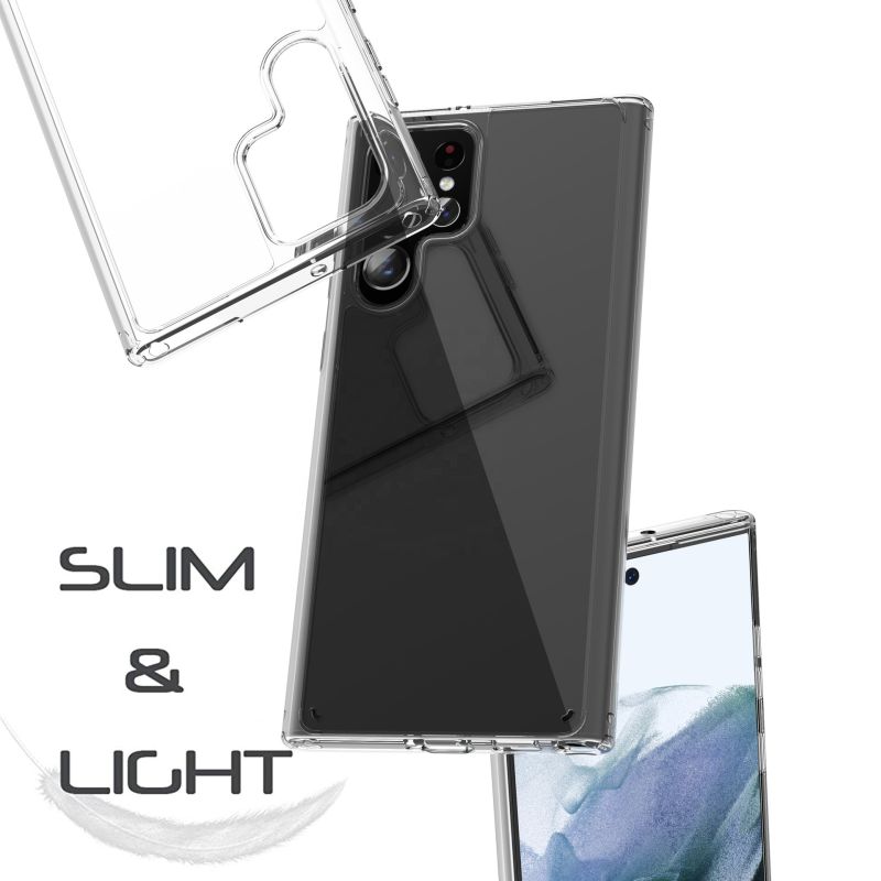 Crystal Clear Hard Case for Galaxy S23 Ultra