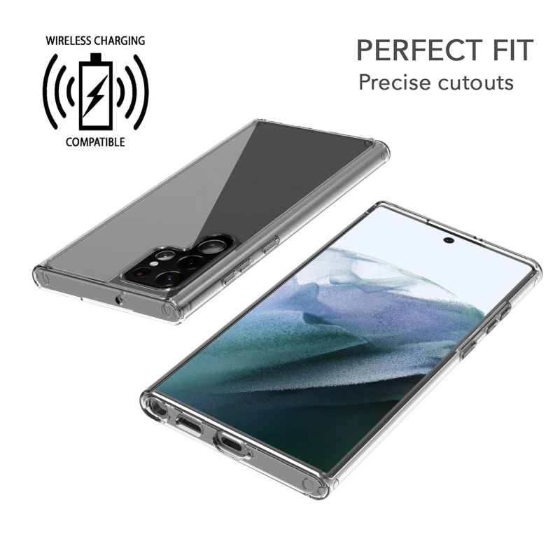 Crystal Clear Hard Case for Galaxy S23 Ultra
