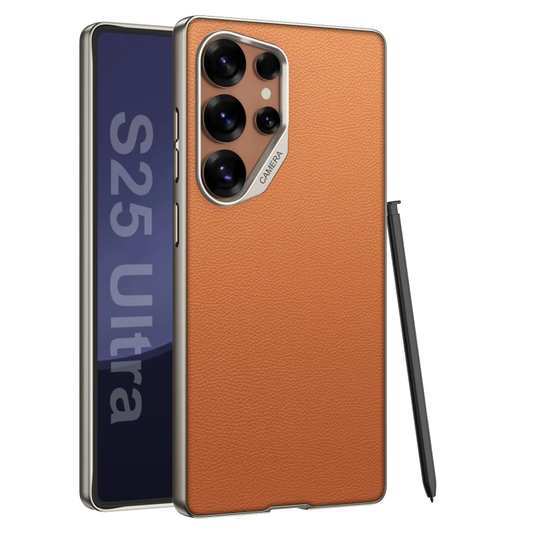 Premium Soft Leather Case for Galaxy S25 Ultra