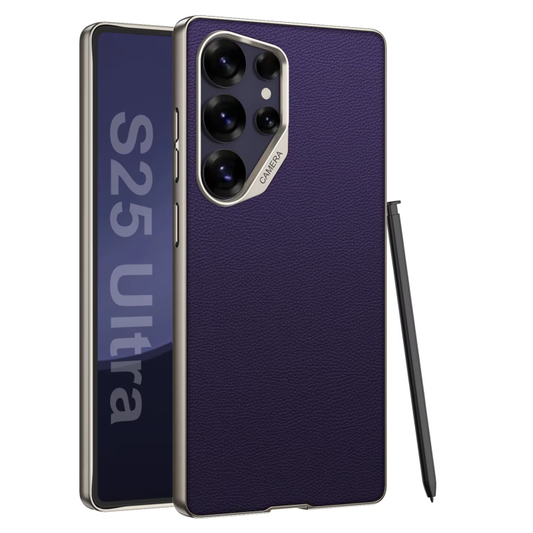 Premium Soft Leather Case for Galaxy S25 Ultra