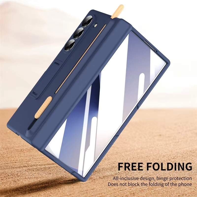 Soft Slim Kick Stand All-Included Case With S-Pen Slot for Galaxy Z Fold6