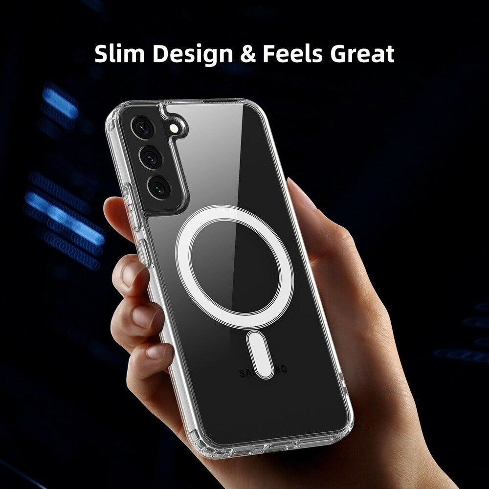 Magsafe Magnetic Transparent Case for Galaxy S22 Plus
