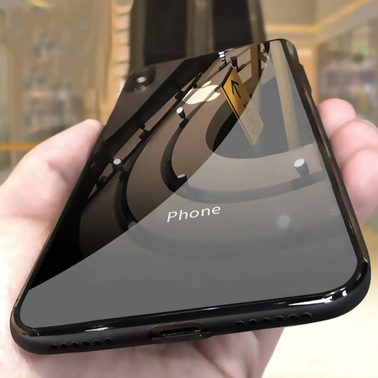 Luxury Soft Silicone Electroplate Frame Case For iPhone X