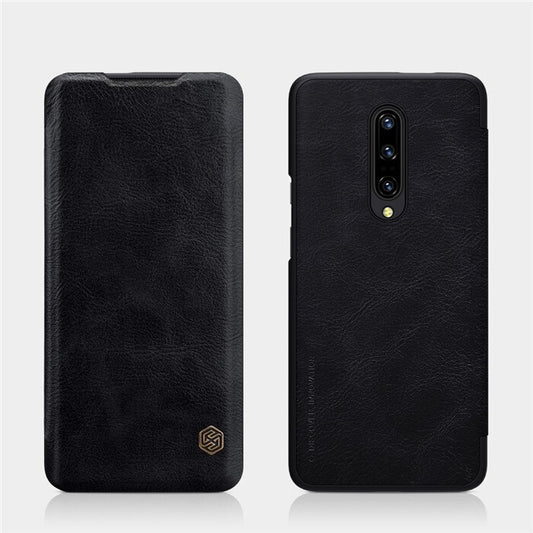 Genuine Leather Flip Case Cover For OnePlus 7 Pro