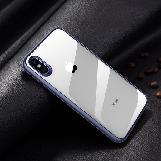 Luxury Hybrid Soft Grip Transparent Case for iPhone XS Max