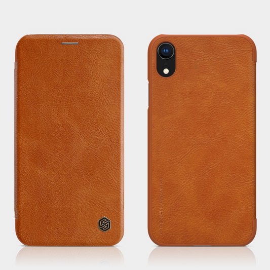 Genuine Leather Flip Case for iPhone XR