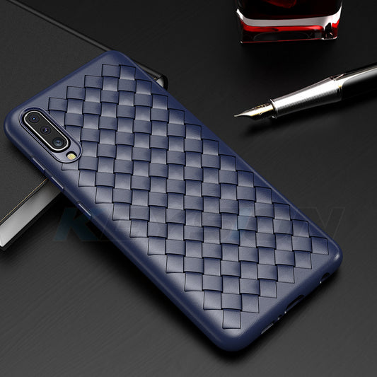 Luxury Ultra Thin Grid Weaving Case for Samsung Galaxy A50