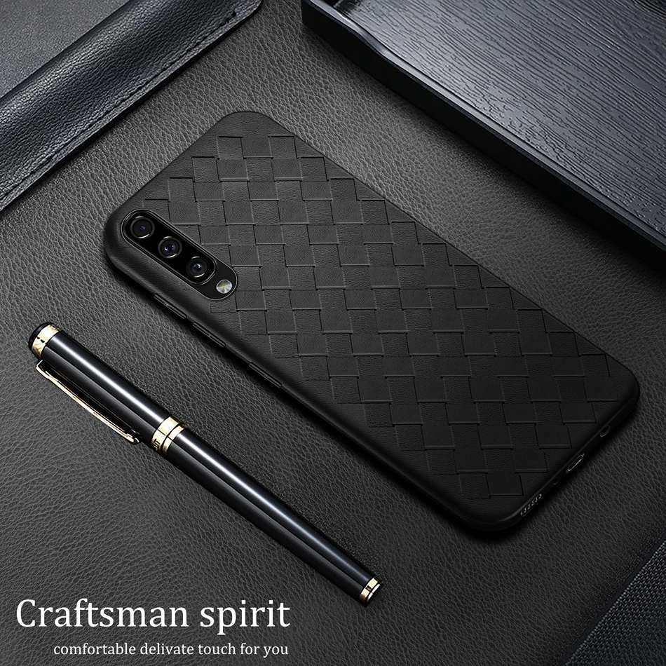 Luxury Ultra Thin Weaving Case for Samsung Galaxy A70