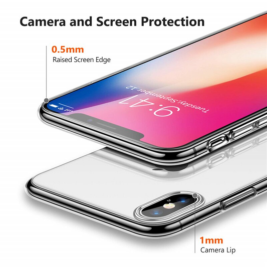 Ultra Thin Soft TPU Transparent Case for iPhone XS Max