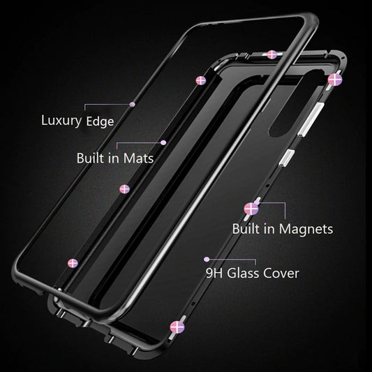 Magnet 360 Adsorption Glass Case for Vivo V15 Pro