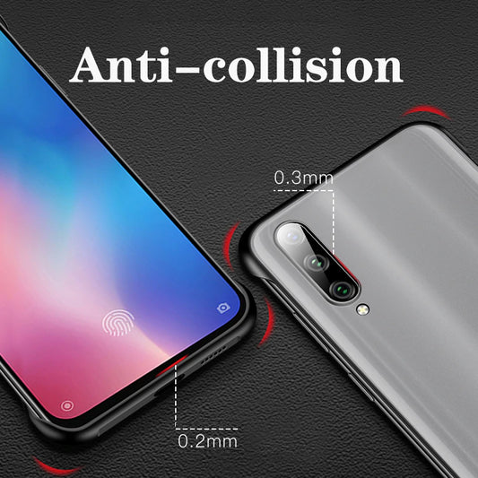Ultra Thin Frameless Matte Finish Clear Case Samsung Galaxy A70