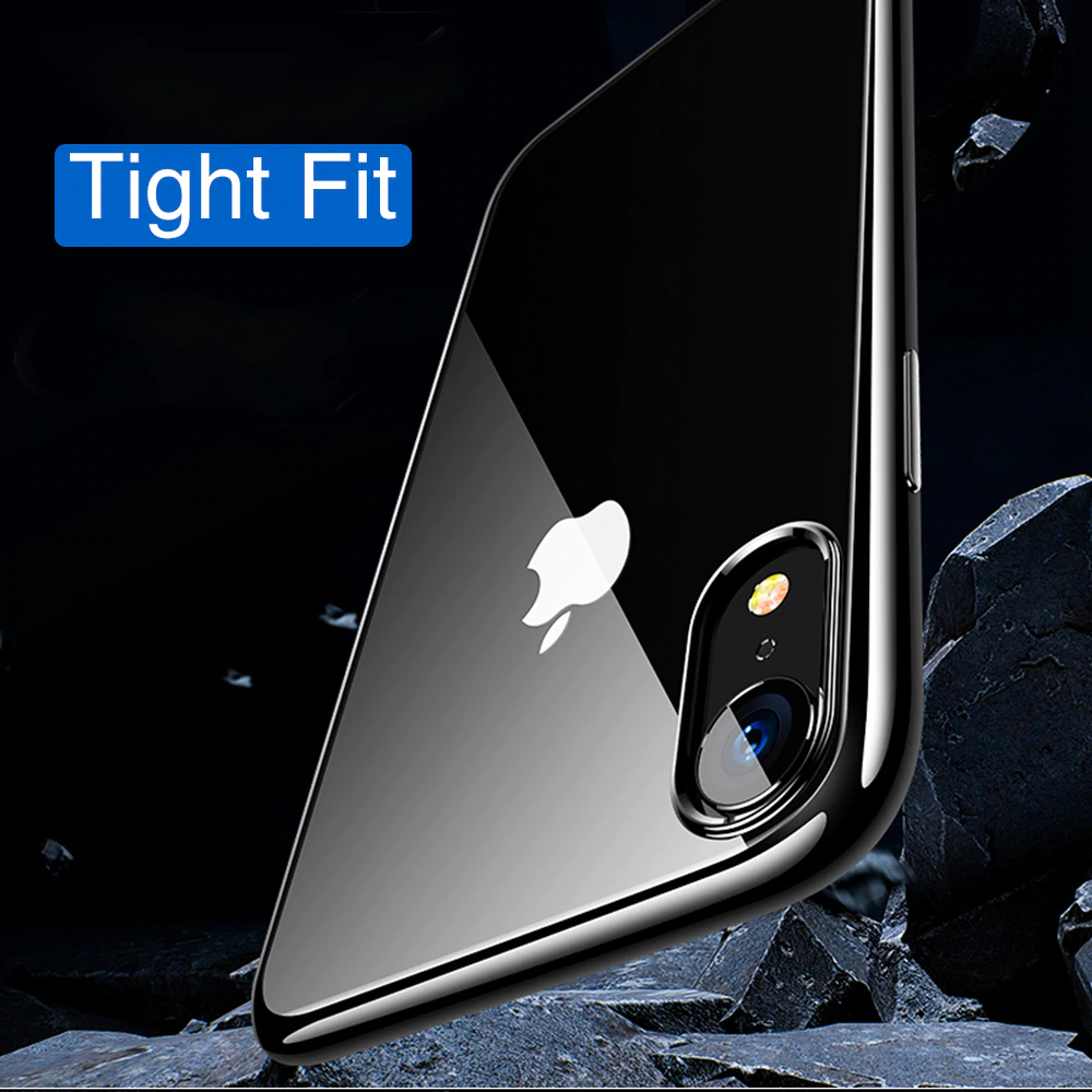 Luxury Electroplating Soft Silicone Matte Finish Case for iPhone XR