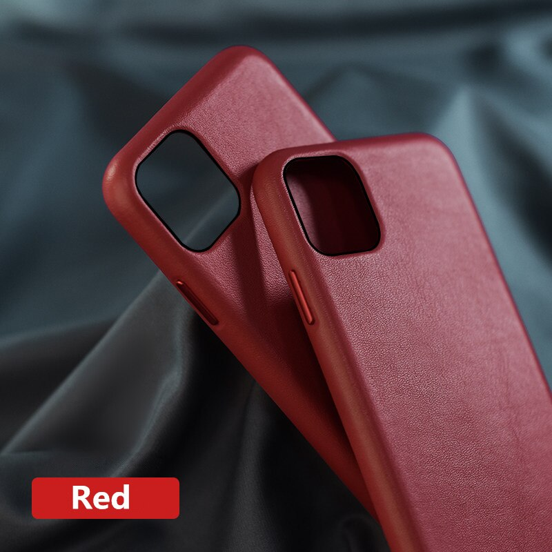 Luxury Genuine Leather Case for iPhone 11 Pro Max With LOGO