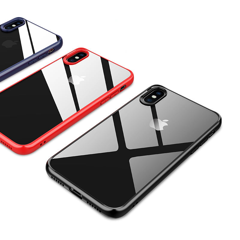 Luxury Hybrid Soft Grip Transparent Case for iPhone XS Max