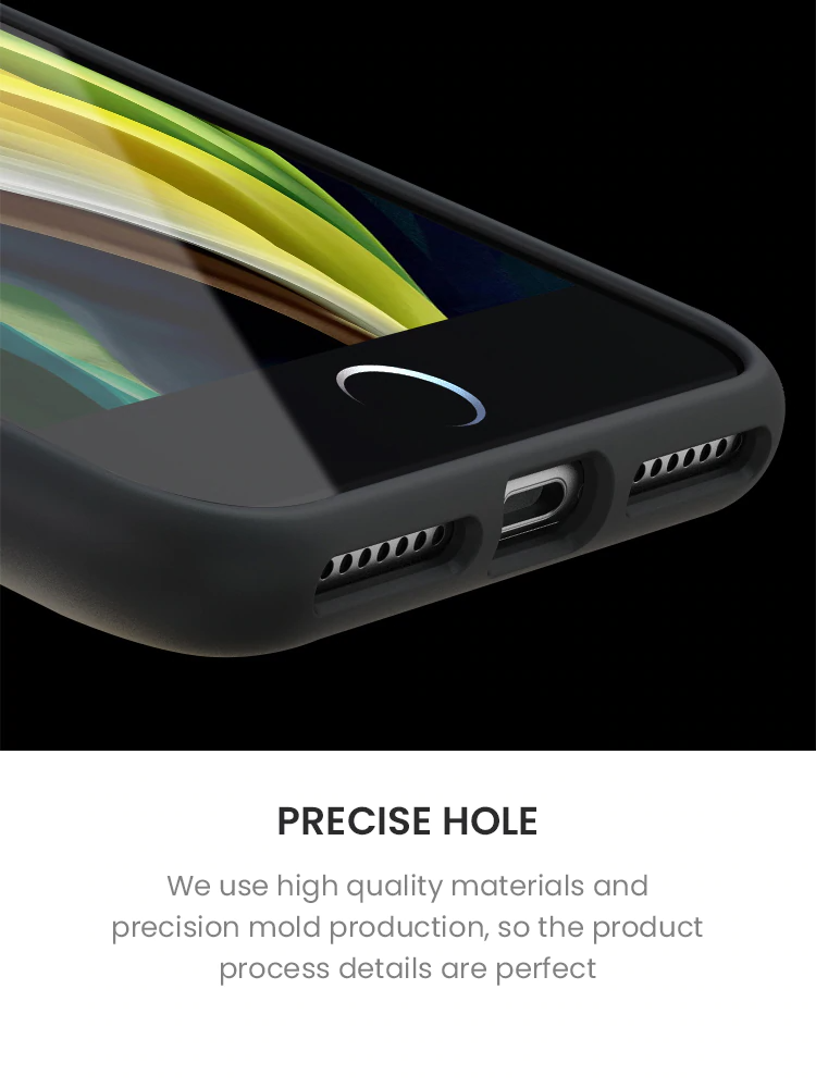 Shockproof Matte Case for iPhone SE (2020)