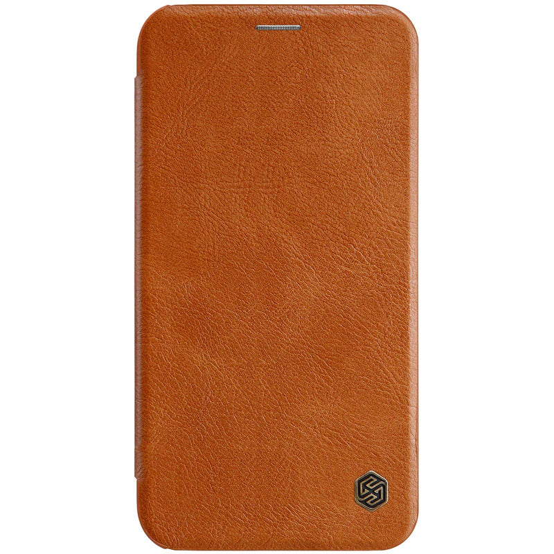 Genuine Leather Flip Case for iPhone XR