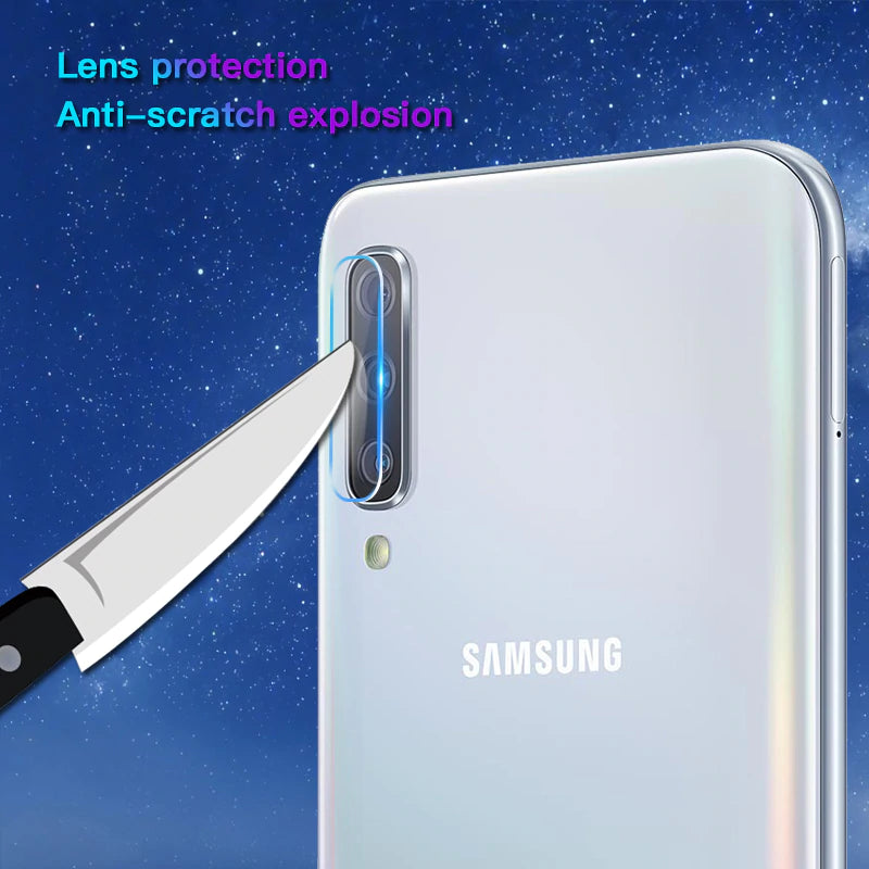 2 In 1 Camera Lens & 9D Tempered Glass Screen Protector for Samsung Galaxy A50