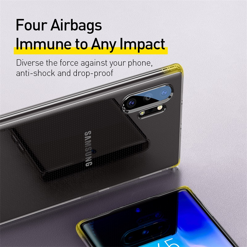 Anti-Knock TPU Transparent Case for Samsung Galaxy Note 10 Plus