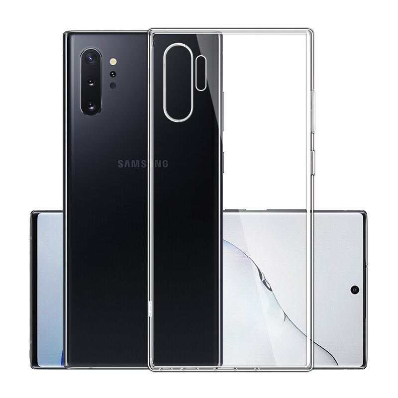 Ultra Thin Transparent TPU Silicone Case For Samsung Galaxy Note 10 Plus