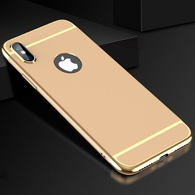 Luxury Gold Plating Protective Case for iPhone X