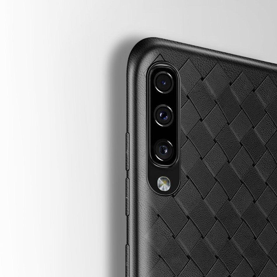Luxury Ultra Thin Weaving Case for Samsung Galaxy A70