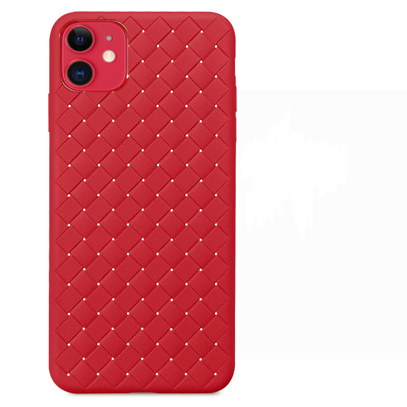 Grid Weaving Pattern Case for iPhone 11