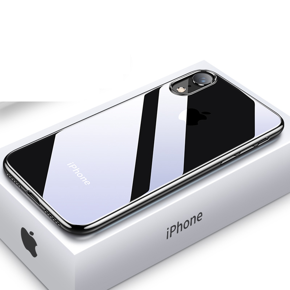 Luxury Electroplating Soft Silicone Matte Finish Case for iPhone XR