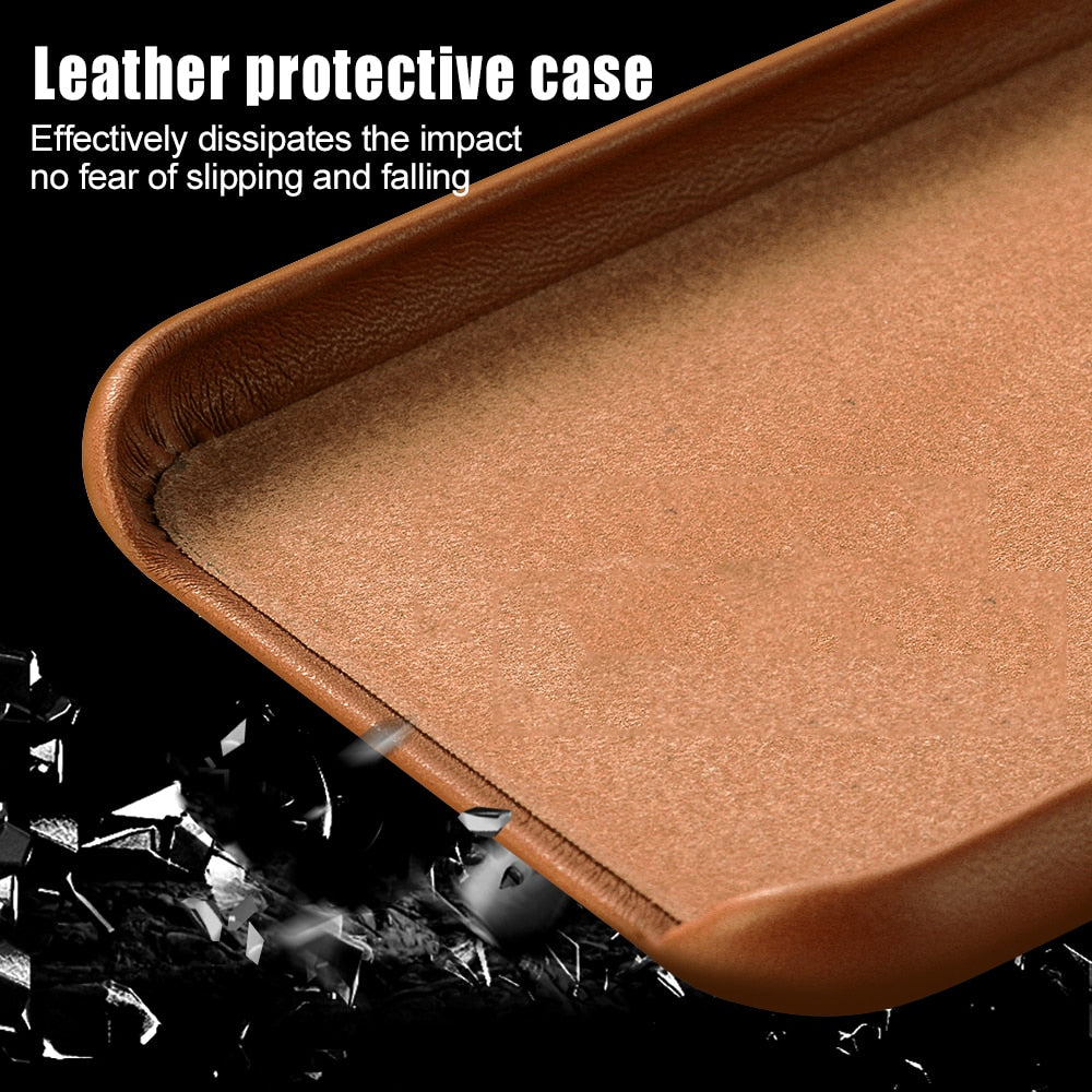Premium Leather Case for iPhone XS