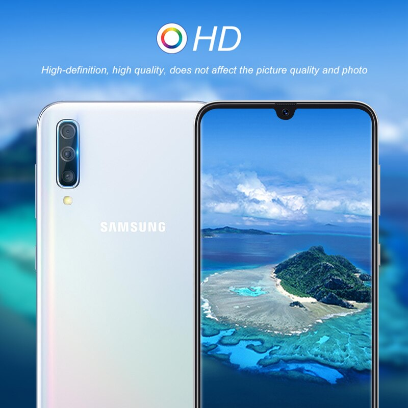 2 In 1 12D Tempered Glass & Camera Lens Screen Protector for Samsung Galaxy A30s