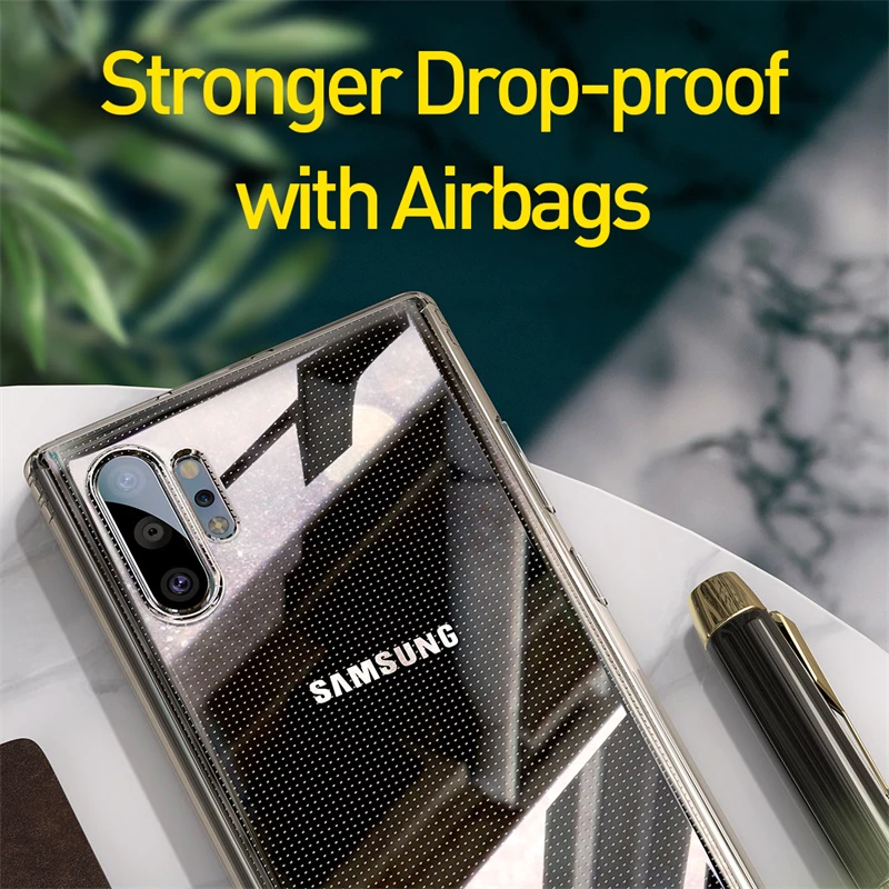 Anti-Knock TPU Transparent Case for Samsung Galaxy Note 10 Plus