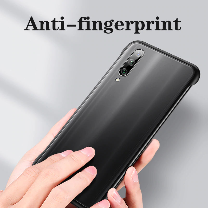 Ultra Thin Frameless Matte Finish Clear Case for Samsung Galaxy A50