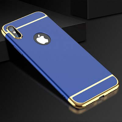 Luxury Gold Plating Protective Case for iPhone X