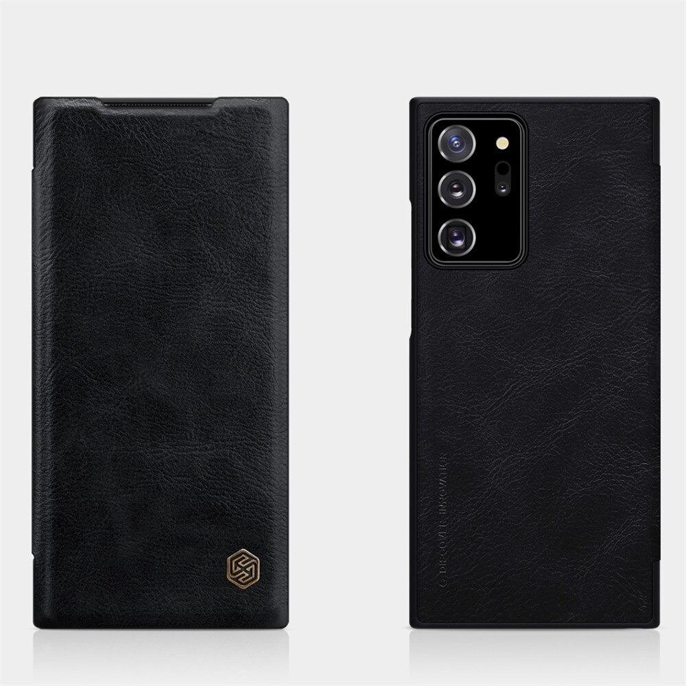 Genuine Leather Flip Case for Samsung Galaxy Note 20 Ultra