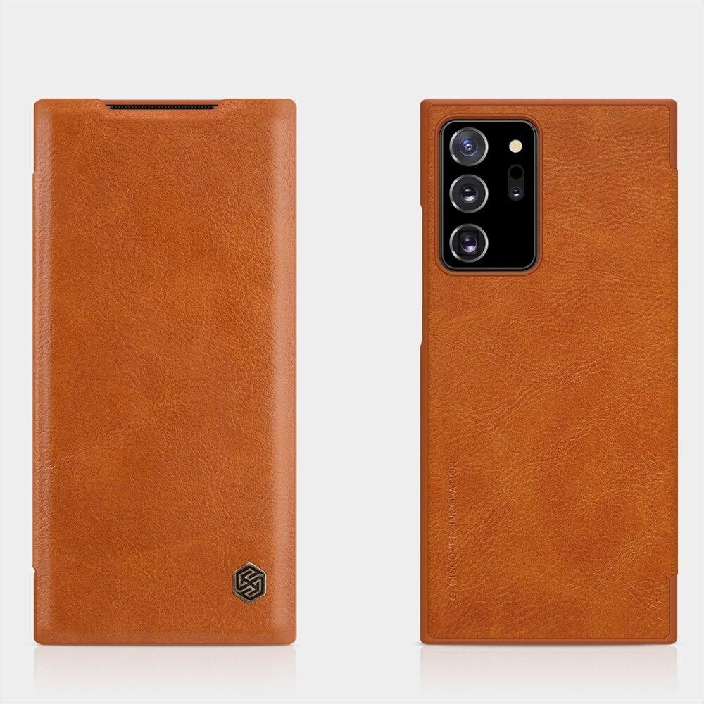 Genuine Leather Flip Case for Samsung Galaxy Note 20 Ultra