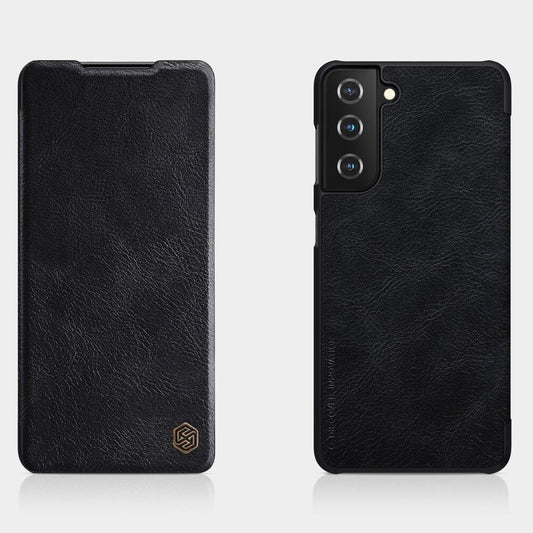 Genuine Leather Flip Case for Galaxy S21