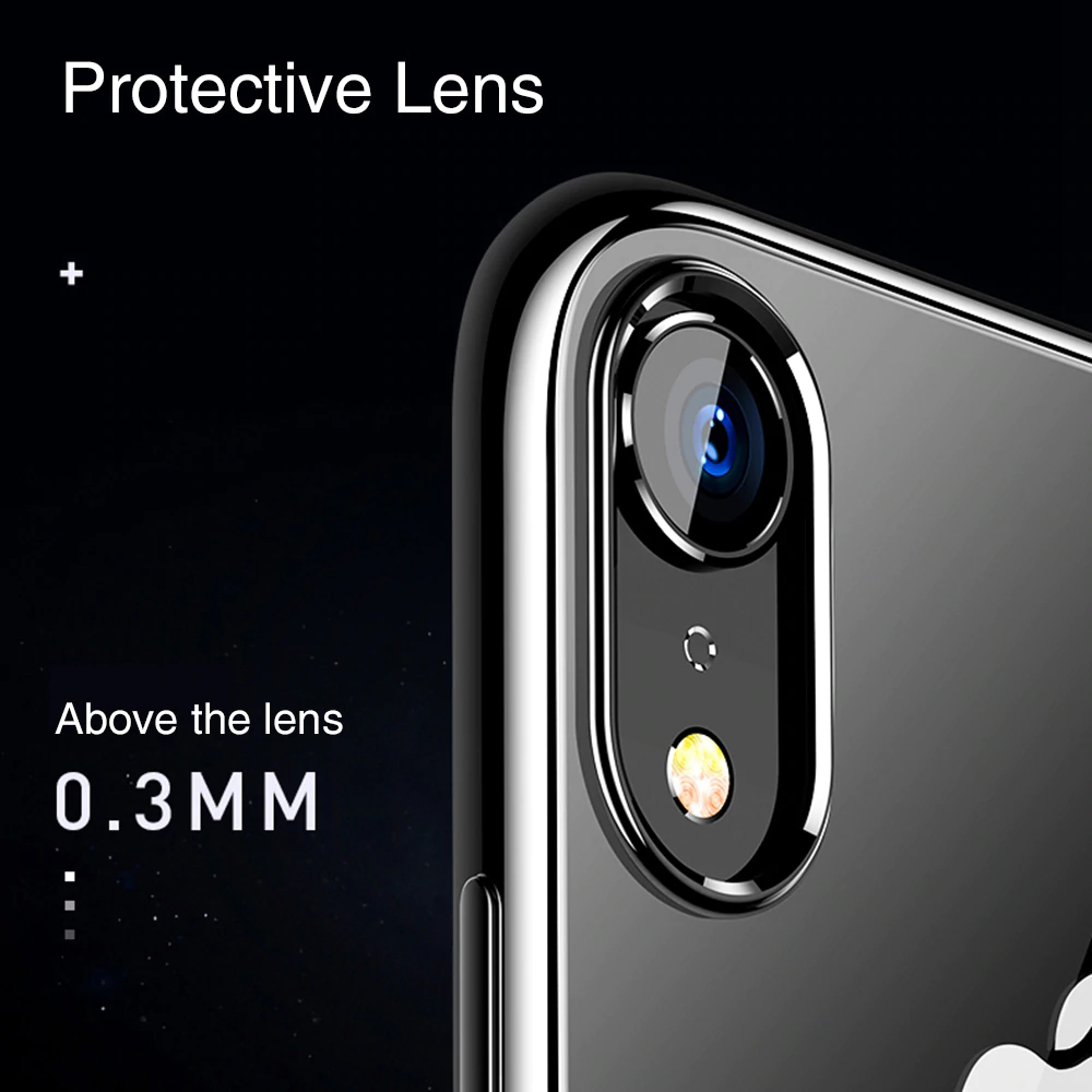 Luxury Electroplating Soft Silicone Matte Finish Case for iPhone XR