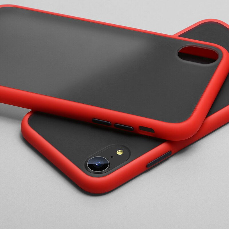 Shockproof Matte Finish Case for iPhone XR