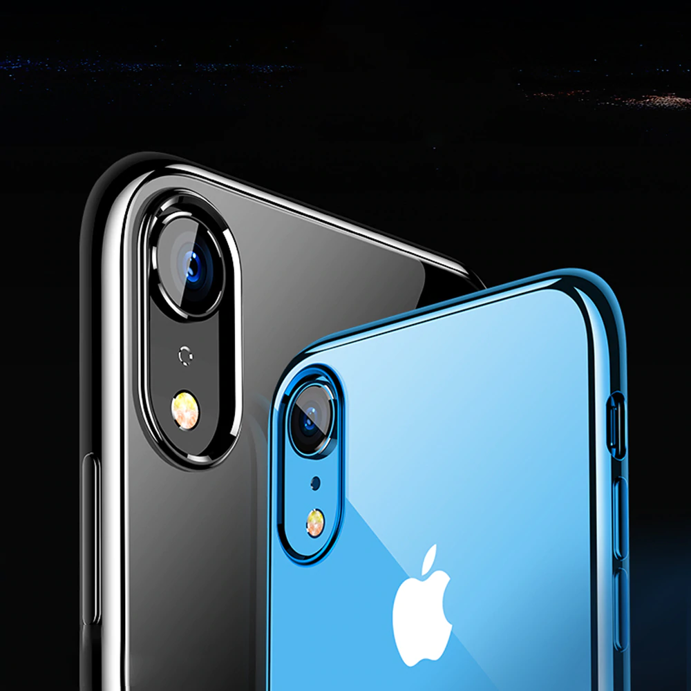 Luxury Electroplating Soft Silicone Matte Finish Case for iPhone XR