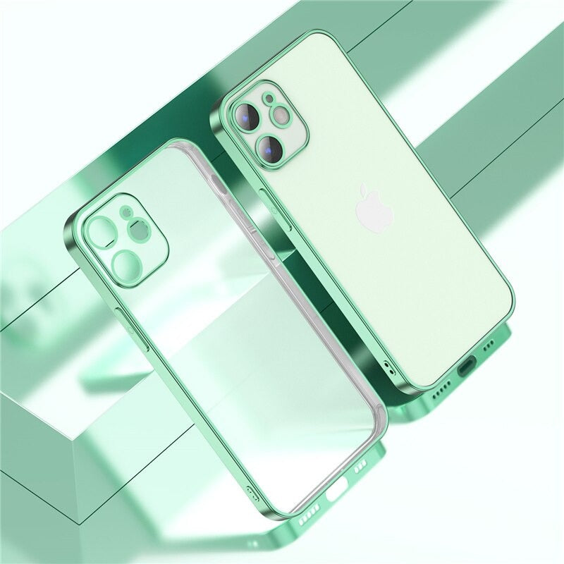 Plating Transparent Case for iPhone 12 Mini