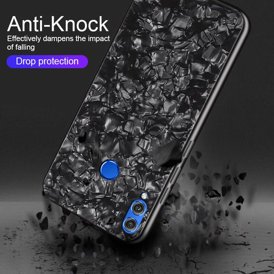 Luxury Marble Pattern Tempered Glass Case for Samsung Galaxy A30